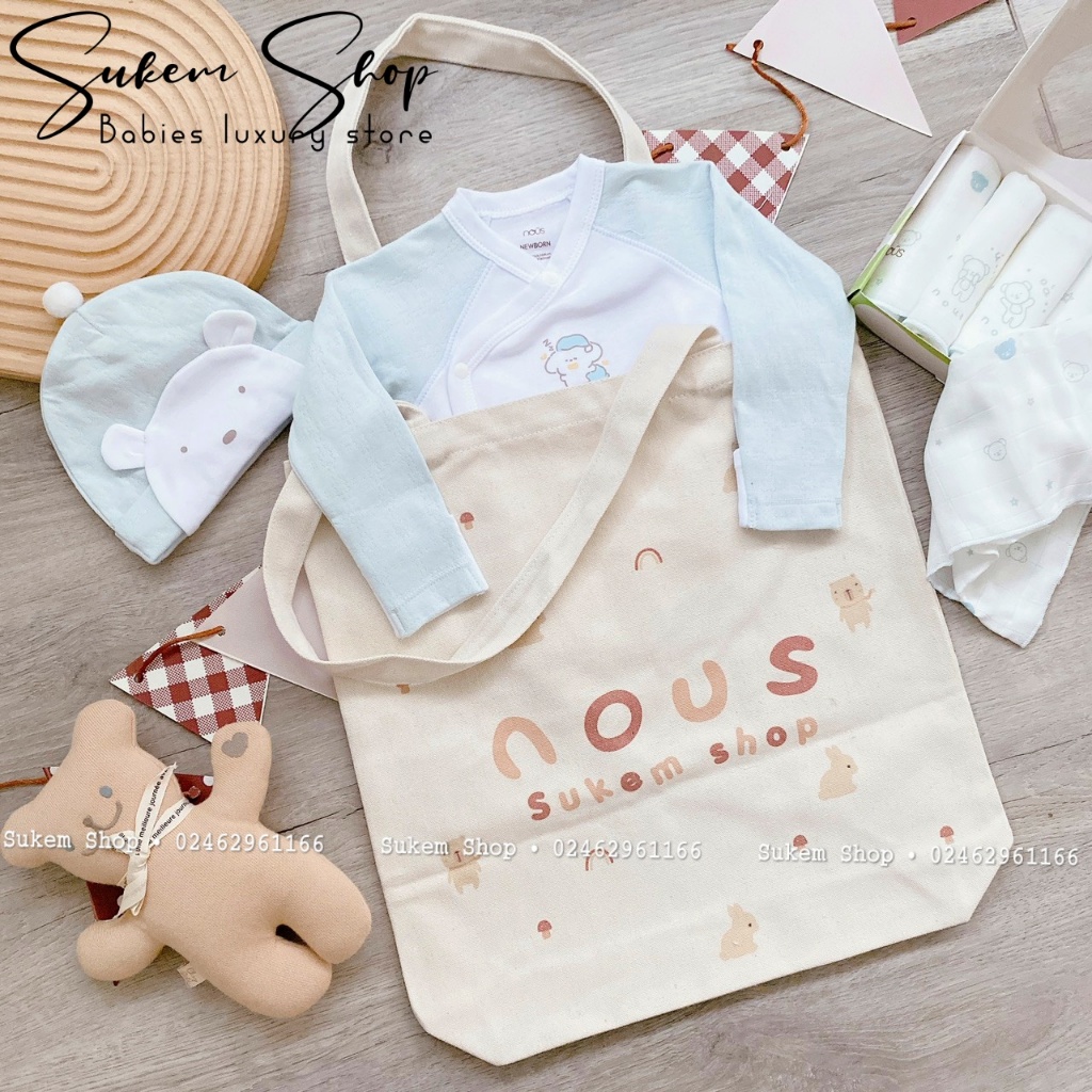 Túi Vải/ Túi Tote Nous Vải Canvas Đeo Vai