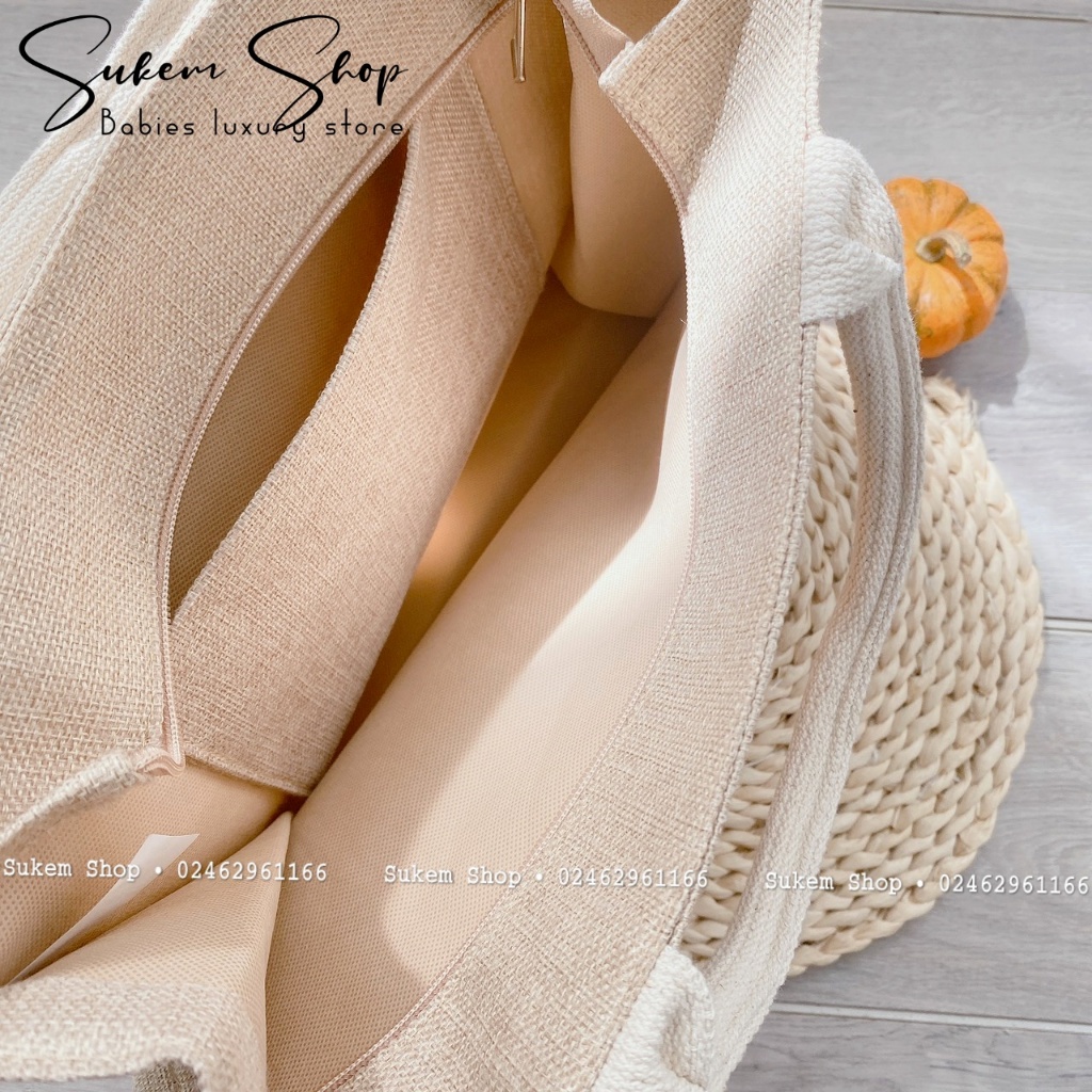 Túi Vải/ Túi Tote Nous Vải Canvas Đeo Vai