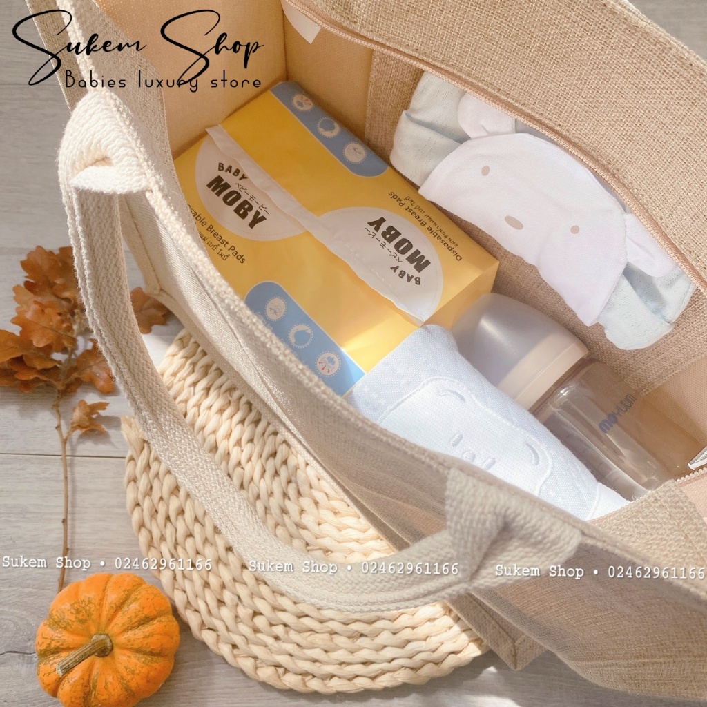 Túi Vải/ Túi Tote Nous Vải Canvas Đeo Vai