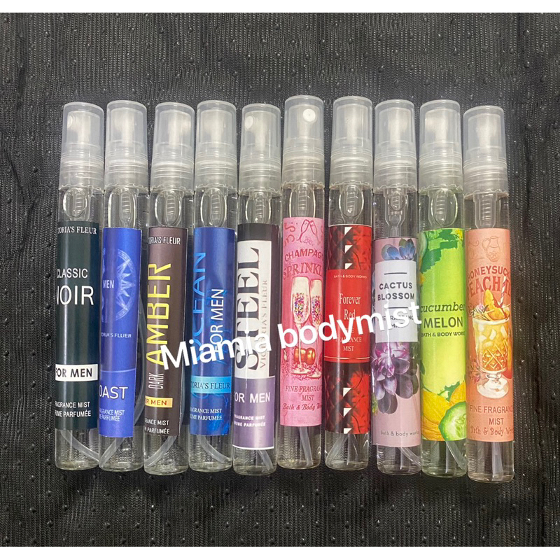 Combo 10 chai xịt thơm toàn thân bodymist 10ml