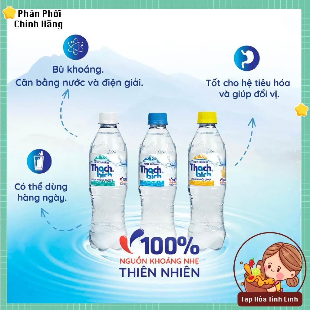 Nước Khoáng Có Gas Thạch Bích