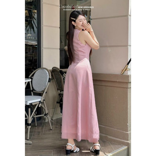 Đầm midi nẹp ly xoè ( có size )