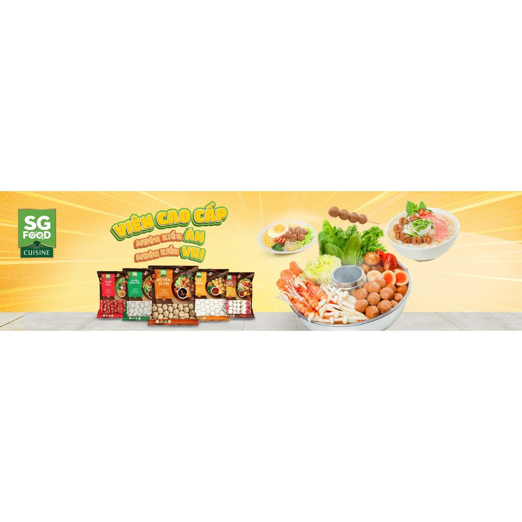 Cá Viên Nhân Thịt SG Food 500G