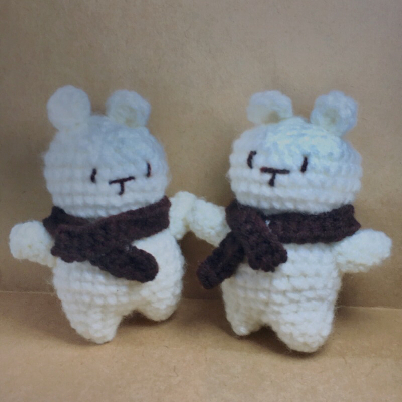 Móc khoá thú bông mini handmade treo túi/ hộp bút/ túi tote