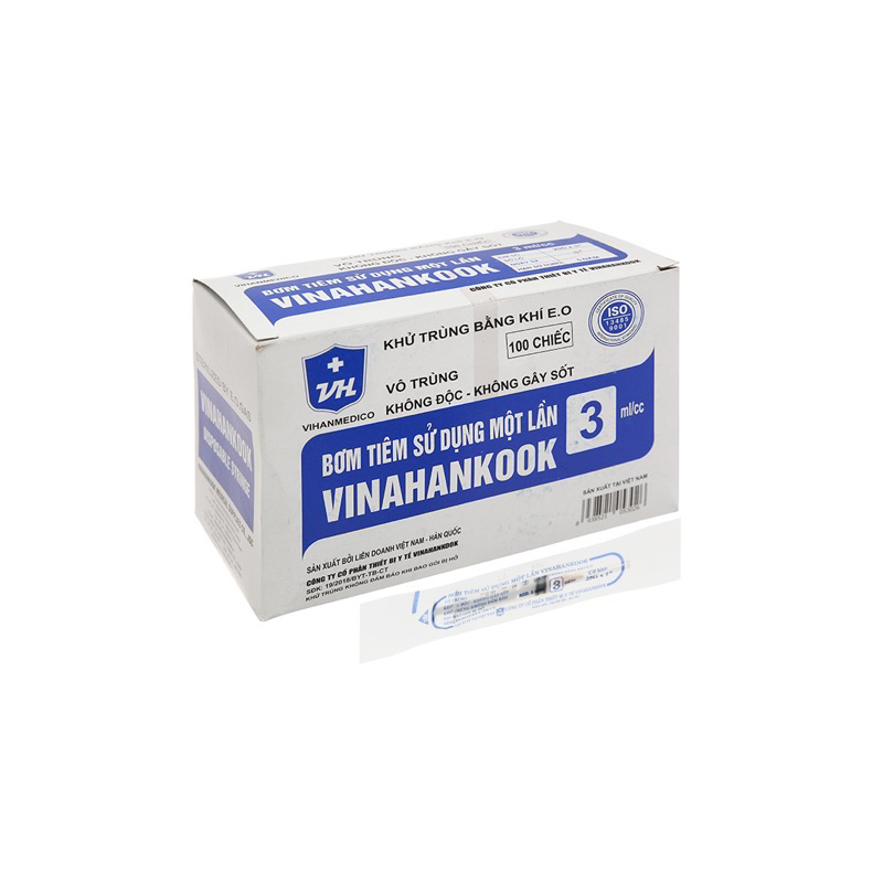 Bơm tiêm 3ml Vinahankok