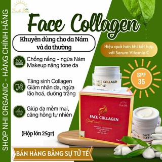 Face Collagen - Chống nắng makeup cho da Nám