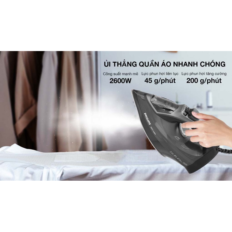 Bàn ủi hơi nước Philips DST5040/80 2600W