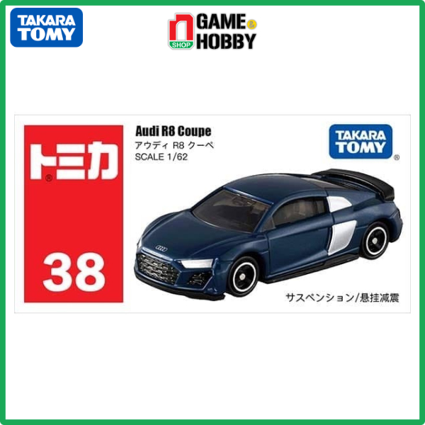 ĐỒ CHƠI MÔ HÌNH XE TOMICA NO.38 09 AUDI R8 COUPE CHÍNH HÃNG TAKARA TOMY