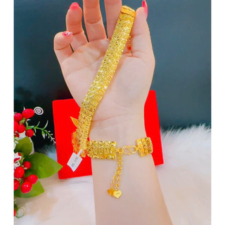Lắc đồng tiền xi vàng 24 khoá chữ S mẫu mới về