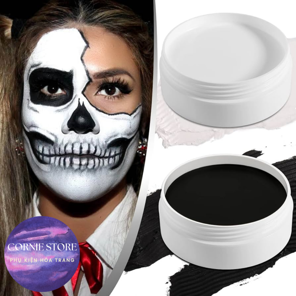 Màu vẽ mặt hóa trang - Face & body panting ô màu lẻ - Màu hóa trang cosplay theo ô màu lẻ CORNIE