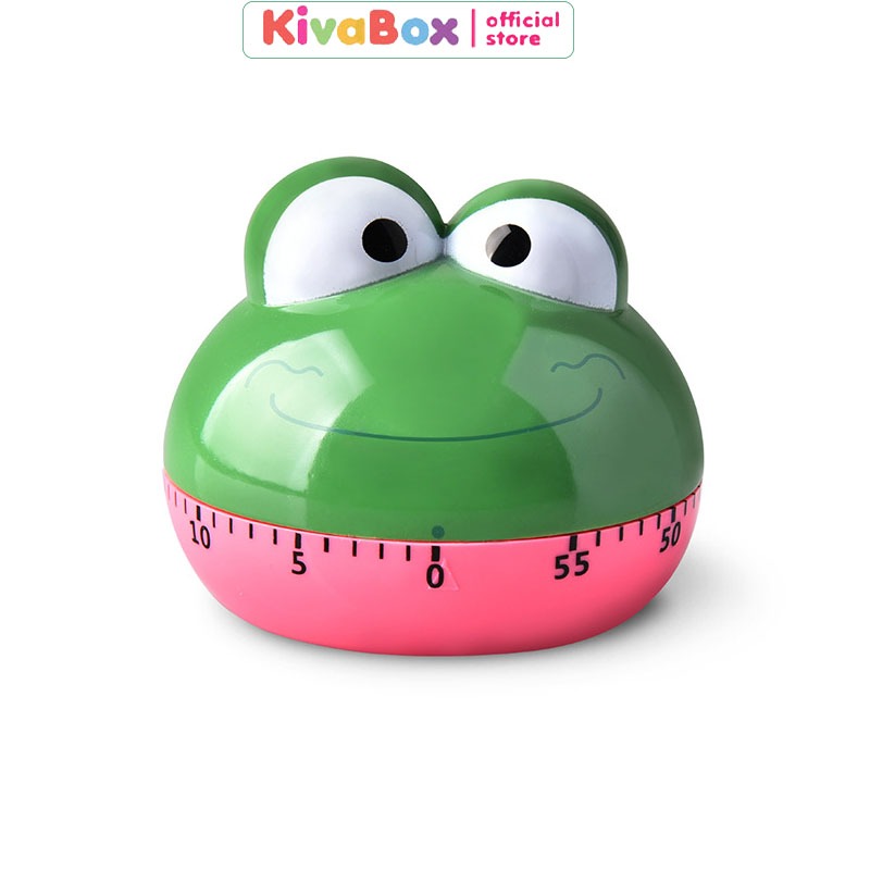 Đồng hồ đếm ngược hẹn giờ giúp quản lý thời gian học tập và làm việc hiệu quả cho bé Kivabox kiểu dáng hoạt hình