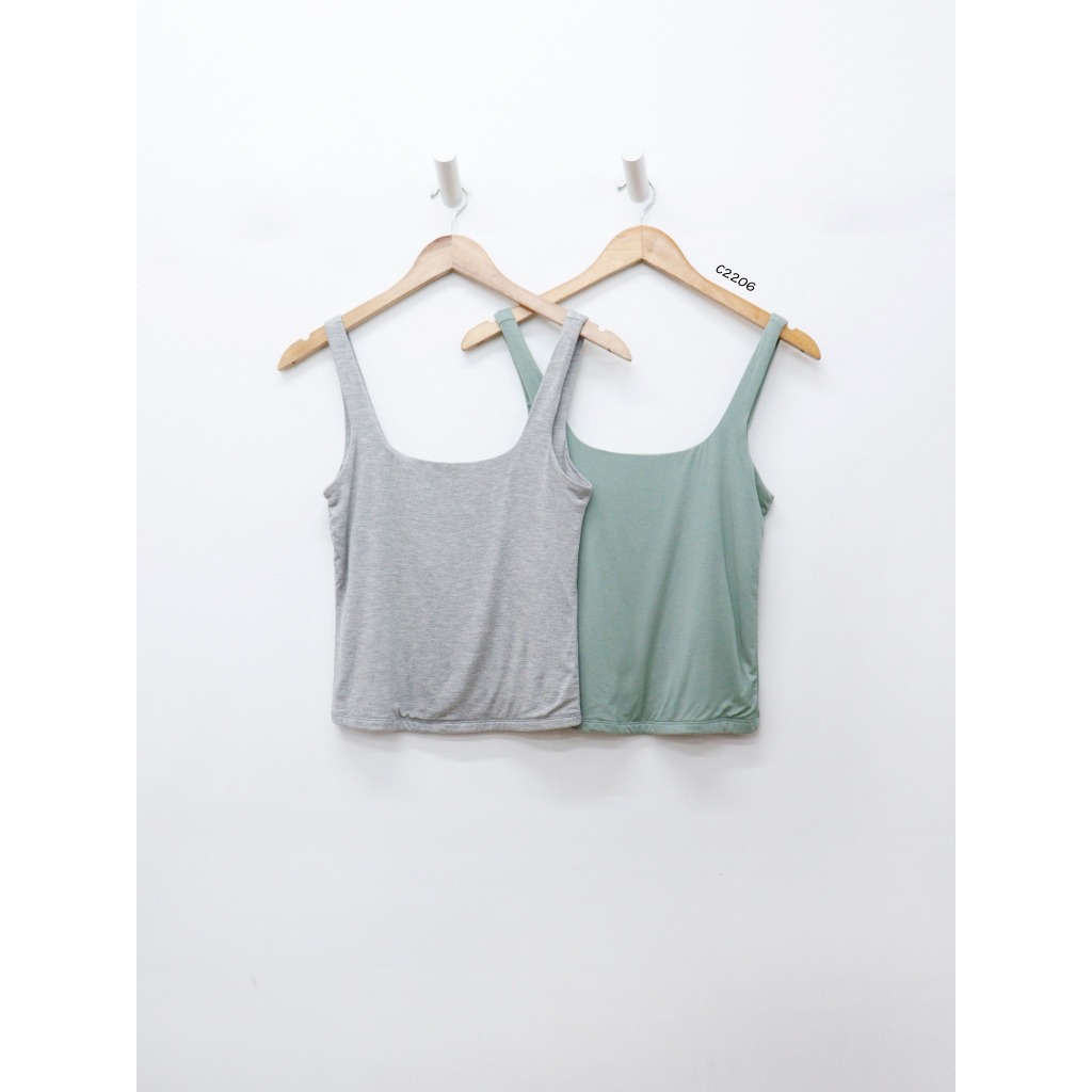 C2206 - Áo 2 dây thun trơn