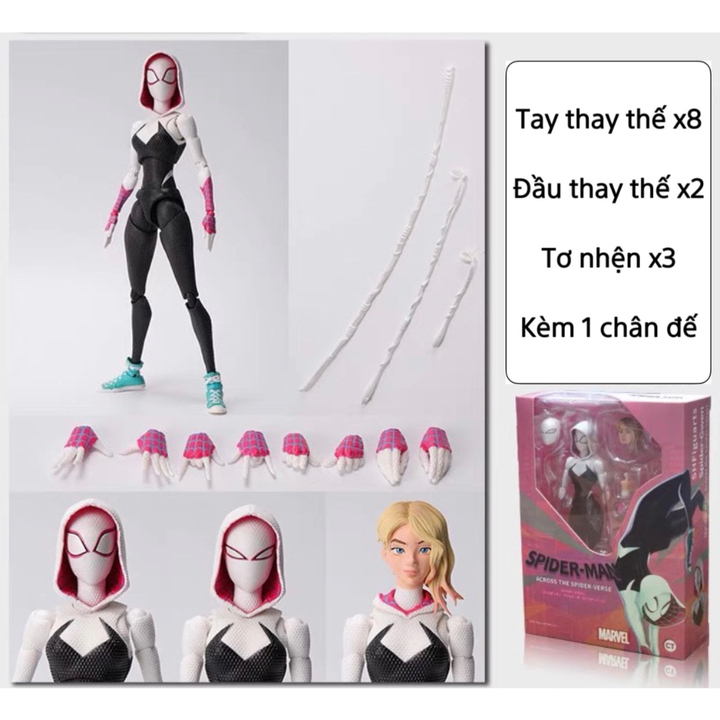 Mô Hình SHF Gwen Spider-Man Across The Spider Verse Marvel BL