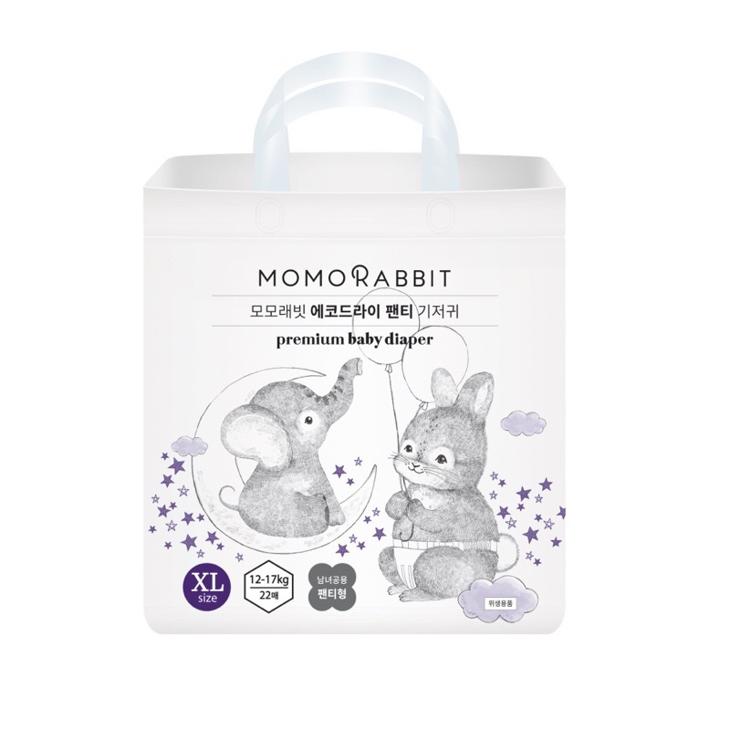 Bỉm quần bé trai Momo Rabbit Hàn Quốc - Đủ size - M/L/XL/XXL