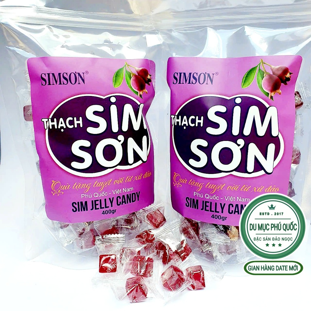 KẸO THẠCH SIM PHÚ QUỐC - Túi 400gr