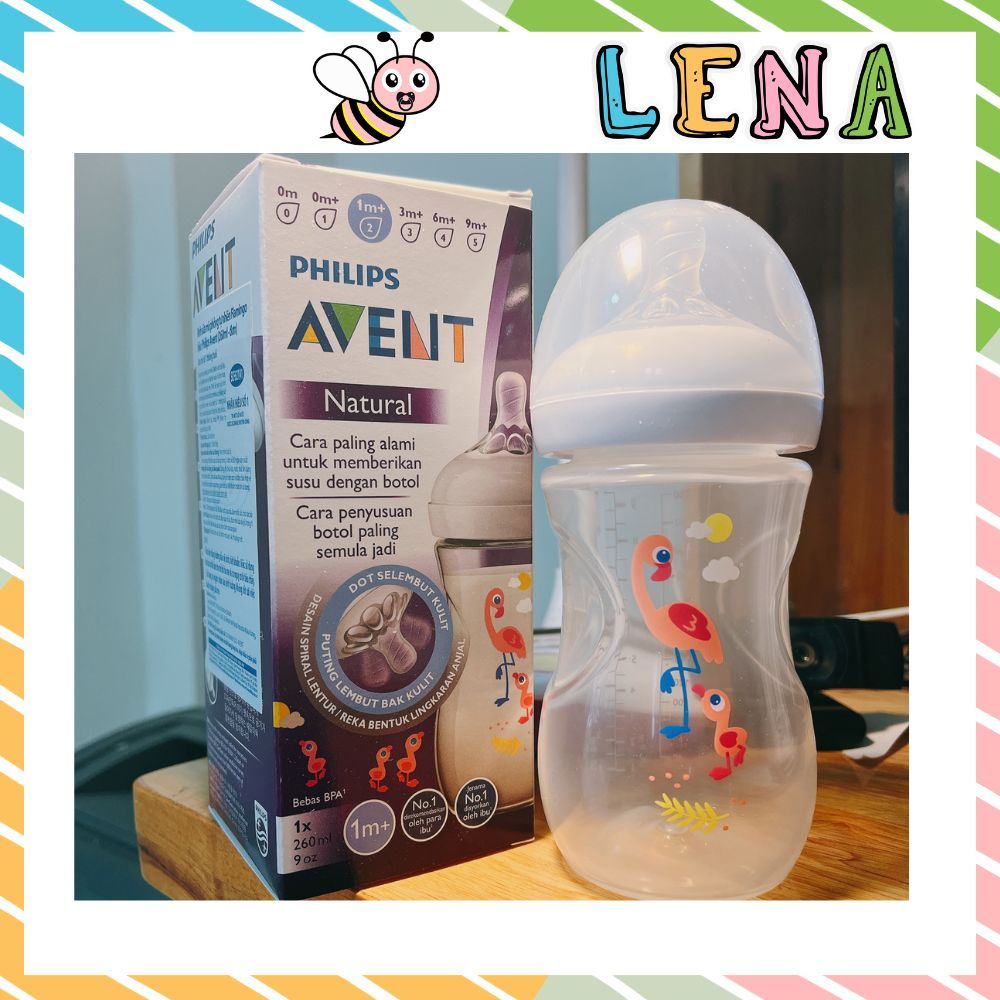 Bình sữa Avent Natural mới nhất  thông khí giảm đau bụng bé ăn no