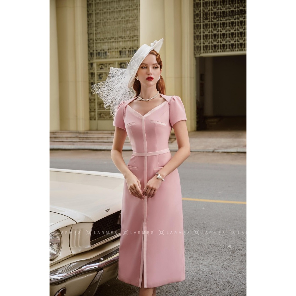 LARMES - Đầm tay bí Colette