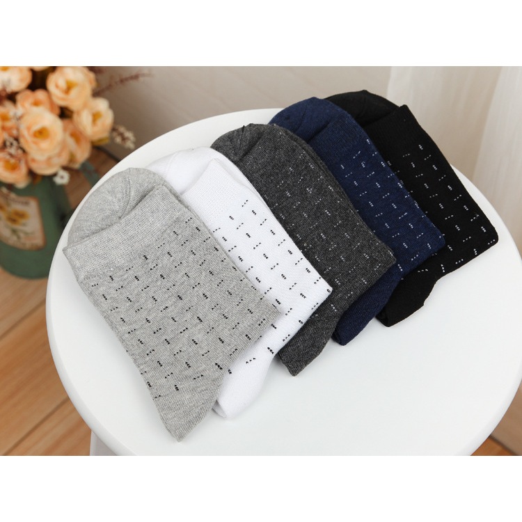 Hộp 5 đôi tất dành cho nam,tất dài cao cấp,lịch sự