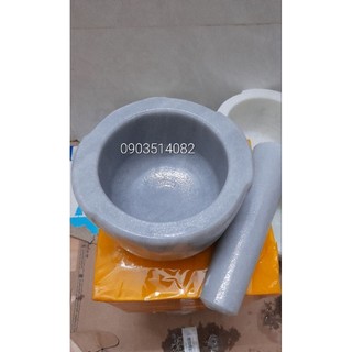 Cối đá size 12 màu nâu