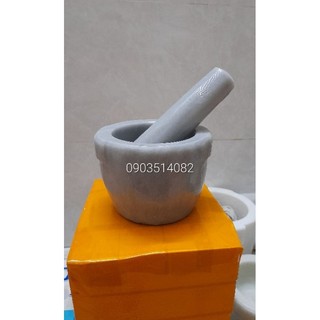 Cối đá size 12 màu nâu