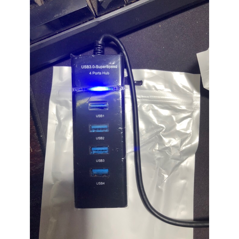 Bộ chia USB 3.0, HUB USB dây dài 0.3 mét, 1.2 mét có đèn LED