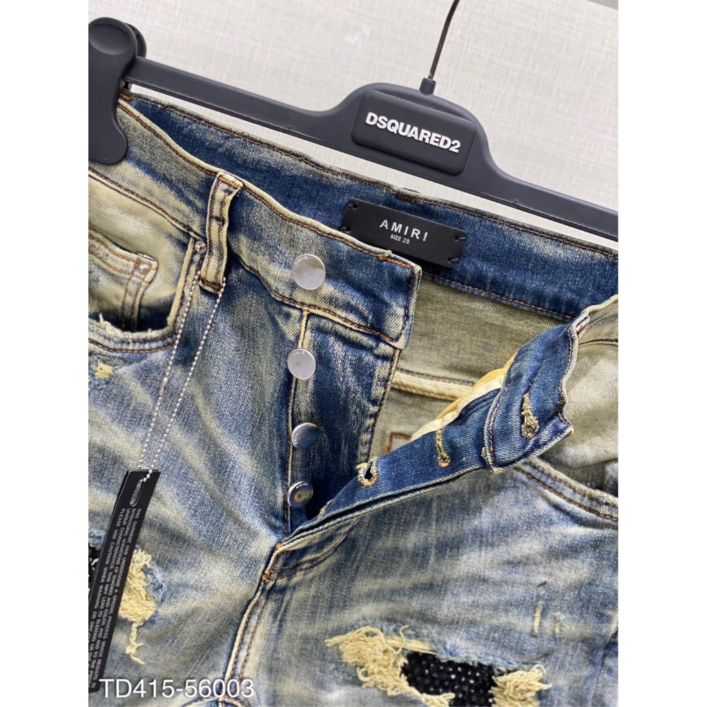 Quần Jeans Ami.ri Nam Đính Đá Siêu Nét - Quần Jeans Ami.ri Nam Like Au.th Cao Cấp