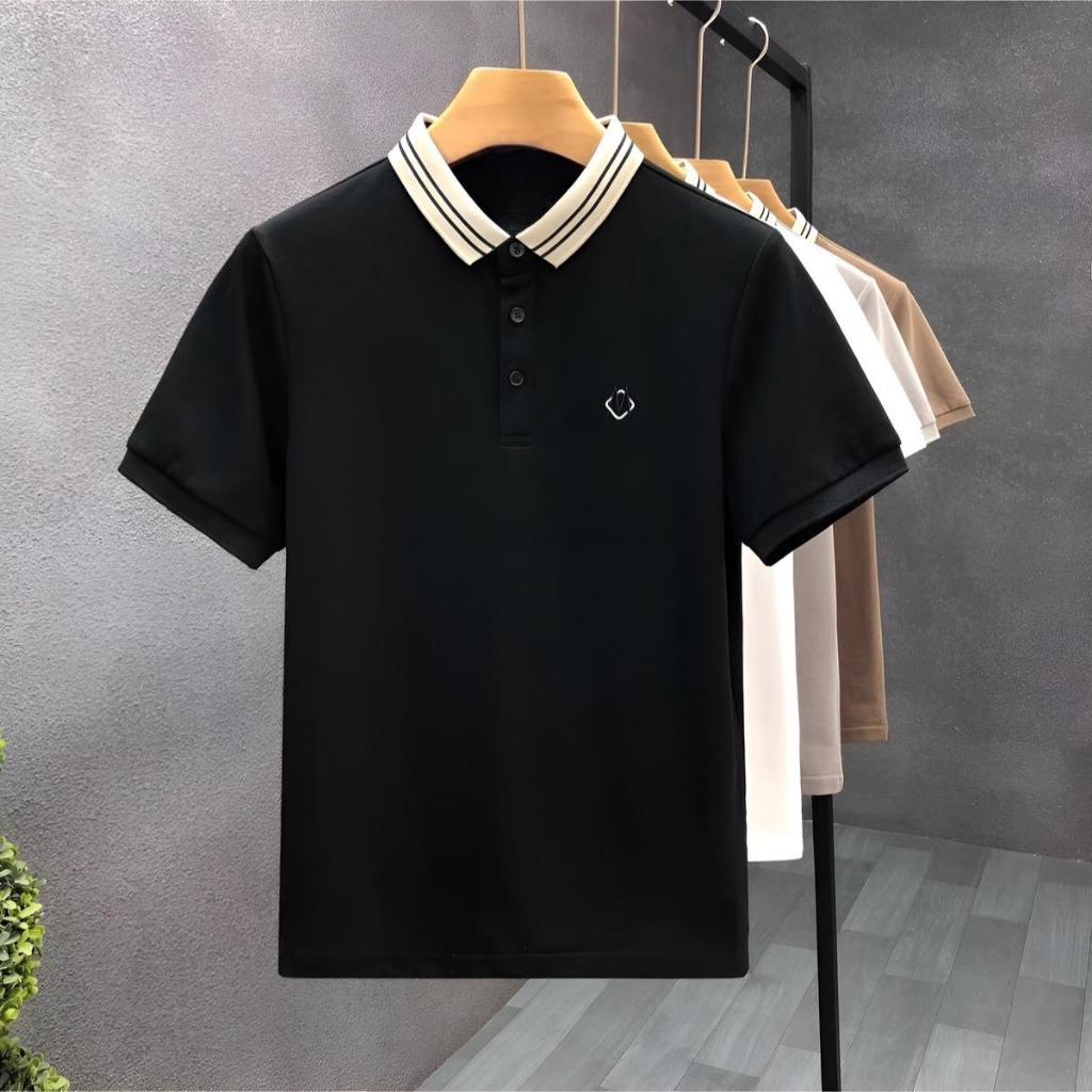 Áo Polo Nam UMA STORE Cổ Kenji Phối Hình Thêu Chữ M, Chất Vải Cotton CDC Cá Sấu Siêu Thoáng Mát, Áo Thun Nam Có Cổ SPA21