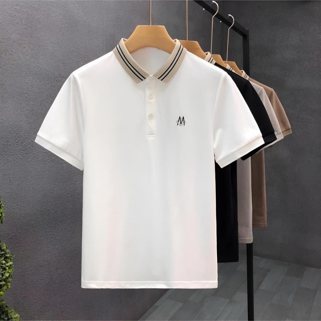 Áo Polo Nam UMA STORE Cổ Kenji Phối Hình Thêu Chữ M, Chất Vải Cotton CDC Cá Sấu Siêu Thoáng Mát, Áo Thun Nam Có Cổ SPA21