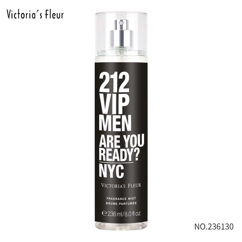 Xịt thơm Body mist mùi nam Victoria Fleur - 236ml Hàng Mẫu Mới Nội Địa Trung