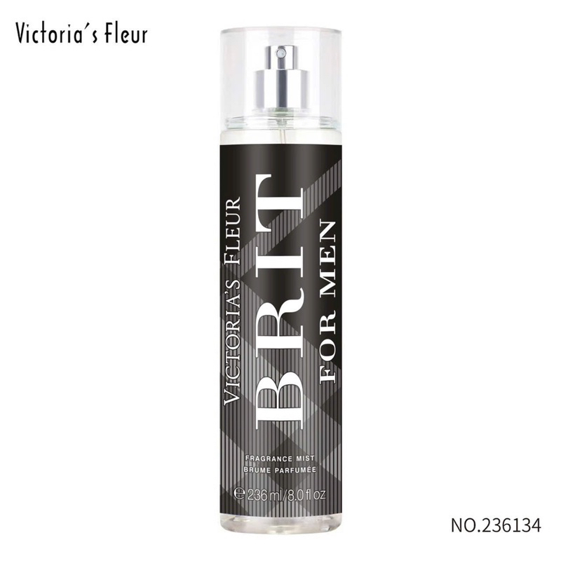 Xịt thơm Body mist mùi nam Victoria Fleur - 236ml Hàng Mẫu Mới Nội Địa Trung
