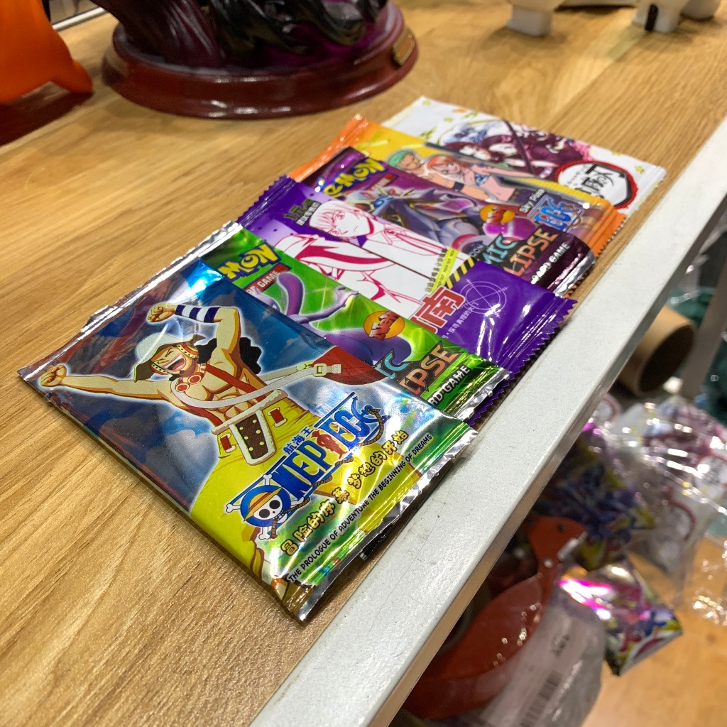 1 pack ngẫu nhiên Conan - Pokemon - Thanh Gươm Diệt Quỷ - One Piece - thẻ nhân phẩm, sưu tầm - làm quà tặng