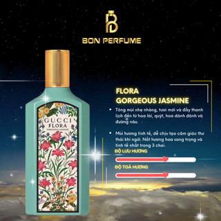 [Mã COSBAUH3 giảm 8% đơn 300K] Nước hoa Gucci Flora Gardenia Jasmine chiết 10ml | BON PERFUME