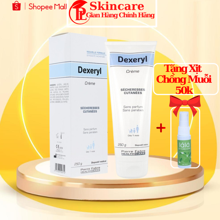 Kem Dưỡng Da Chống Nẻ Pháp Dexeryl Crème 50g - Kem Nẻ Dưỡng Ẩm Da Hỗ Trợ Cải Thiện Da Khô, Nứt Nẻ