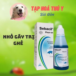 SEBACIL - THUỐC BÔI SỐNG LƯNG ĐẶC TRỊ VE GHẺ NẶNG - Tạp hóa thú y sg