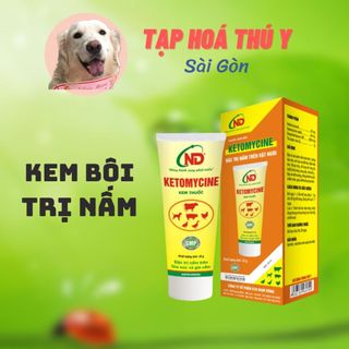 [ CHÍNH HÃNG ] KETOMYCINE Kem bôi NẤM cho chó mèo - Tạp hóa thú y sg
