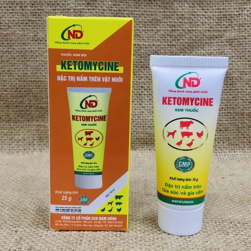 KETOMYCINE Kem bôi NẤM cho chó mèo - Tạp hóa thú y sg