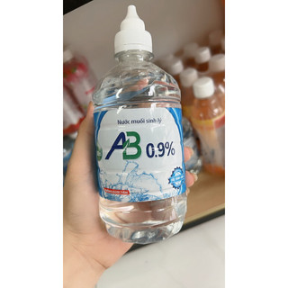 Nước muối sinh lí ab 0,9% dùng súc miệng, rửa mặt ..