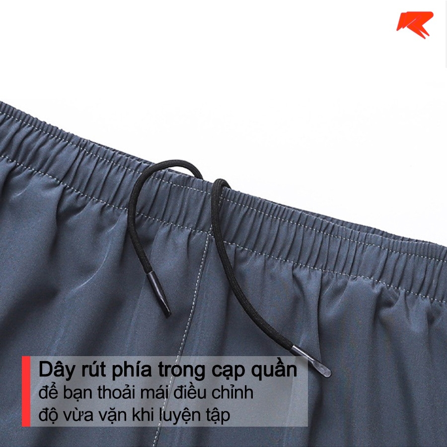 Quần chạy bộ nam 2 lớp RUNMANIC QCB01 thoáng khí nhanh khô nhiều màu