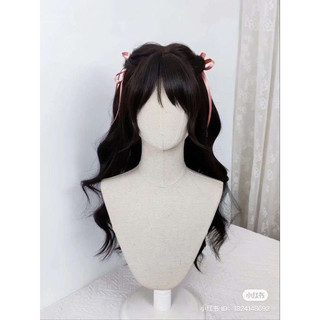 🖤🌹wigteen lưới hoa / tóc giả xoăn bồng bềnh siêu thật🖤🌹 tặng kèm wigcap‼️🖤