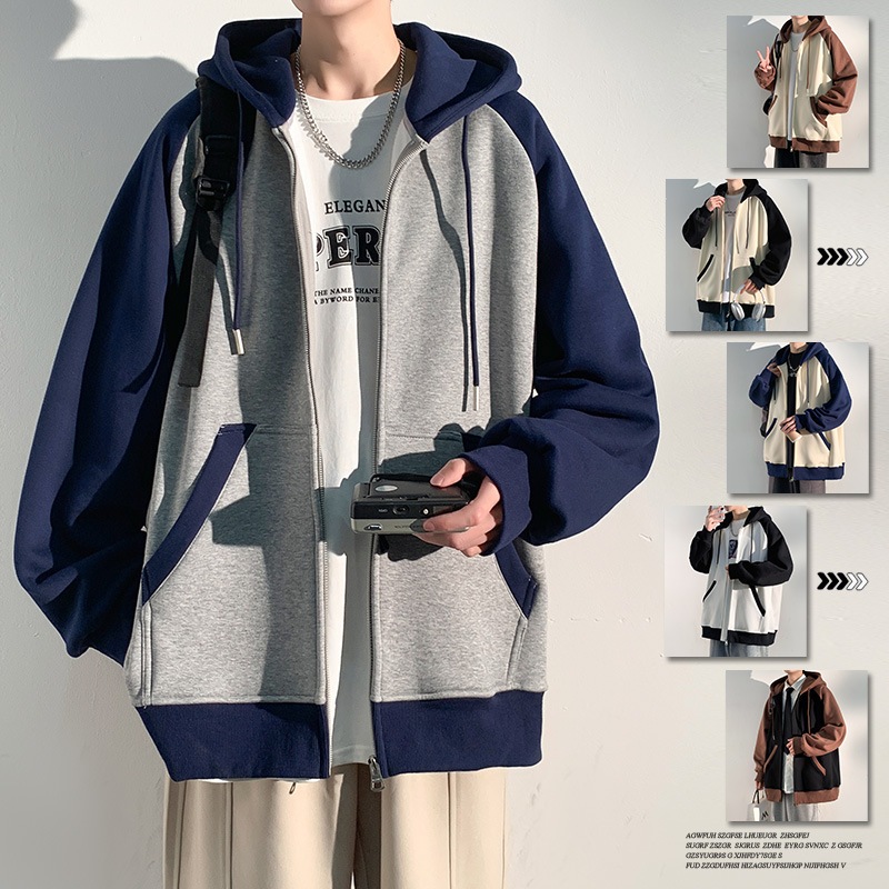 Áo Hoodie Zip nam chonmua365 đẹp phối màu cực chất
