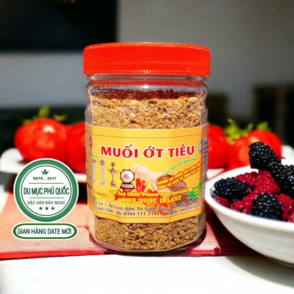 Muối Ớt Tiêu (Biên Hải Phú Quốc hủ 120g)