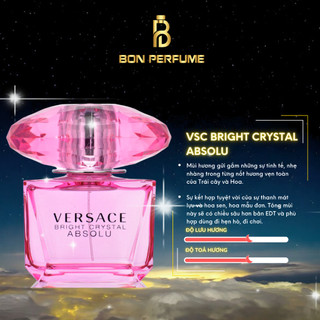 Nước hoa versace bright crystal absolu 10ml | bon perfume