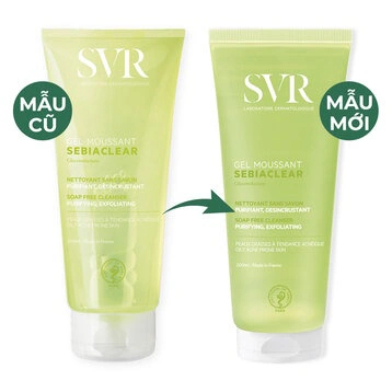 GEL Rửa Mặt SVR Cho Da Dầu Mụn, Nhạy Cảm SVR  Sebiaclear Gel Moussant 200ML - Tic Medical Skincare
