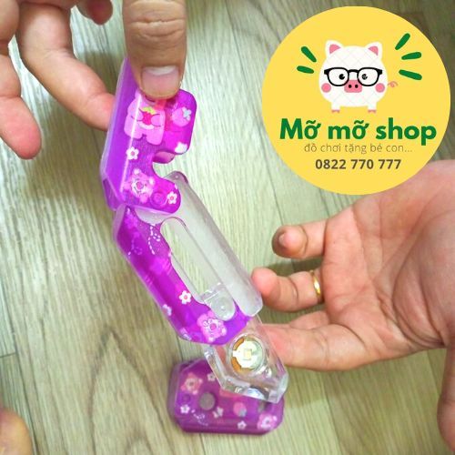 Đồ Chơi dao Cà Rốt phát sáng hình gấu dâu 7cm có ĐÈN LED In 3D hoạt hình sinh động - Đồ chơi giá sỉ