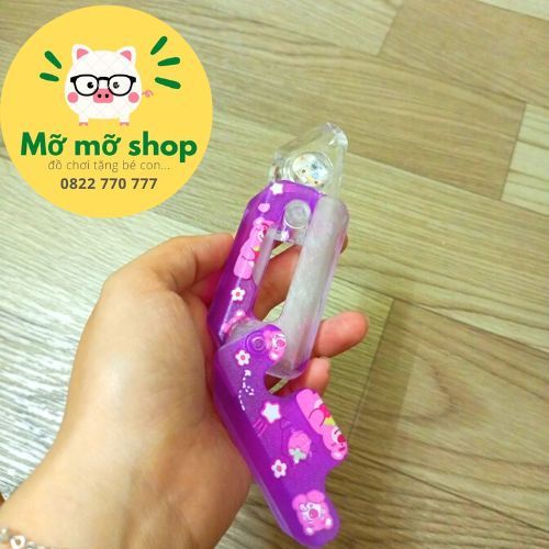 Đồ Chơi dao Cà Rốt phát sáng hình gấu dâu 7cm có ĐÈN LED In 3D hoạt hình sinh động - Đồ chơi giá sỉ
