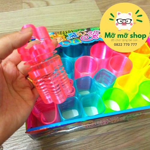Combo 2 lò xo đồ chơi cho bé loại trung giá rẻ  - Đồ chơi giá sỉ Nhà Mỡ
