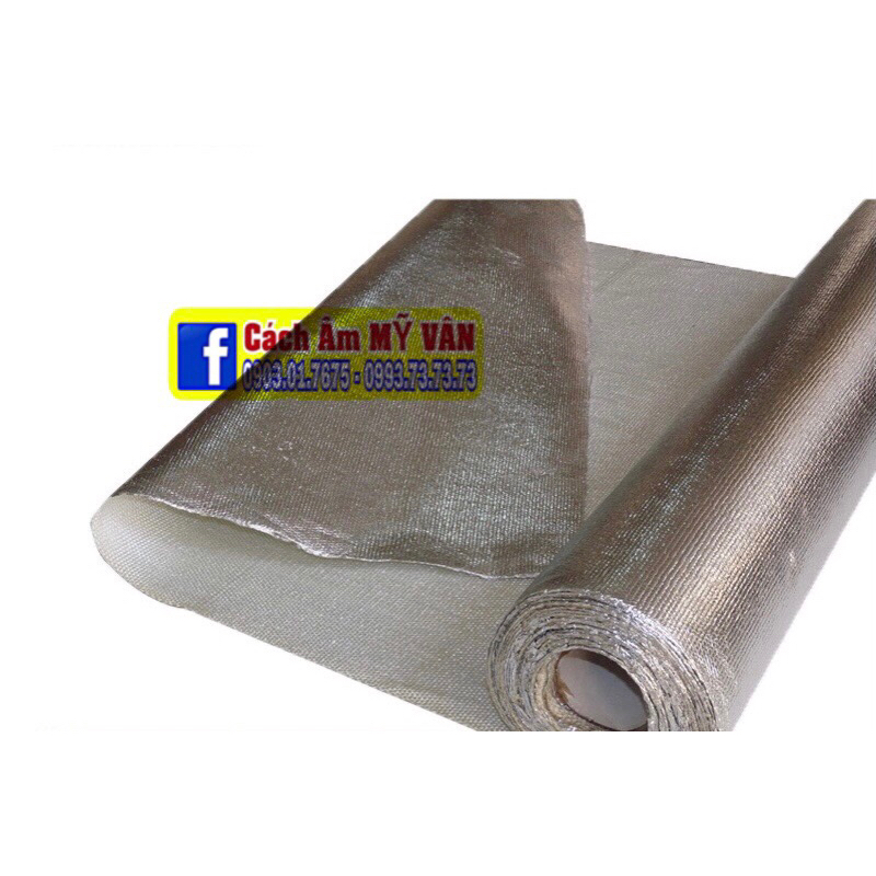 1 mét VẢI BẠC NHÔM - CÁCH NHIỆT CHỐNG CHÁY