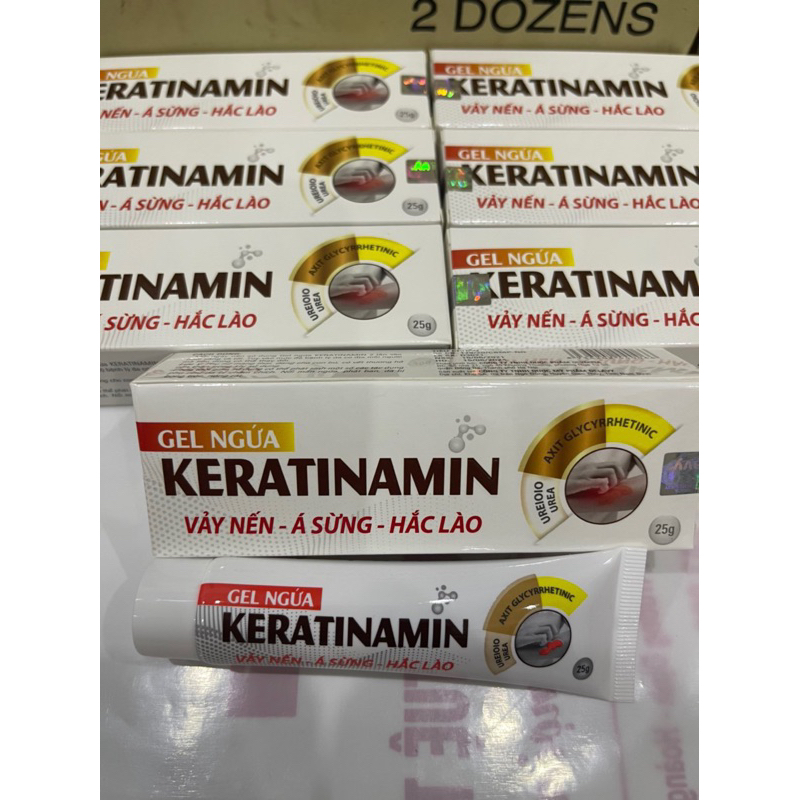 Gel ngứa keratinamin - vảy nến- á sừng- hắc lào 25g