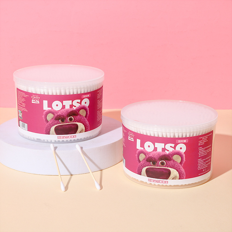 Tăm bông, bông ngoáy tai 2 đầu thân gỗ mềm mại, đa công dụng cho người lớn và trẻ em