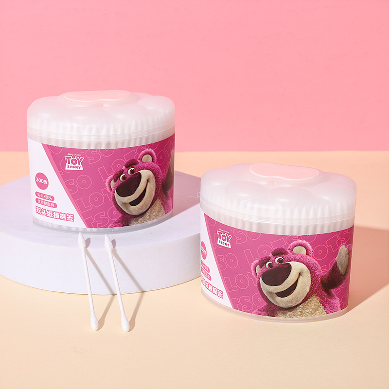 Tăm bông, bông ngoáy tai 2 đầu thân gỗ mềm mại, đa công dụng cho người lớn và trẻ em